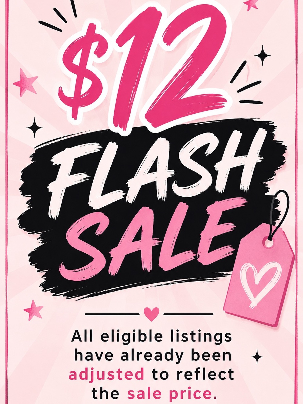 $12 Flash Sale
